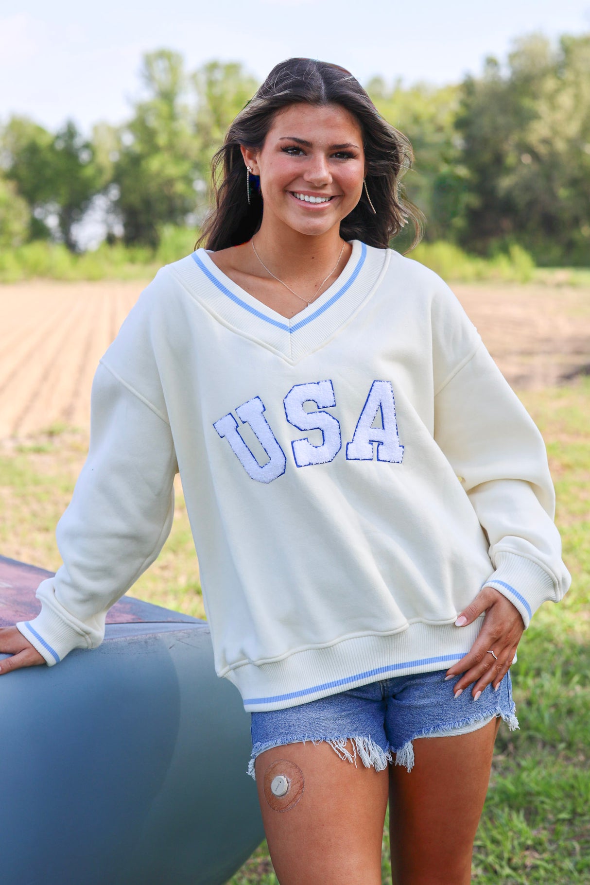 USA Long Sleeve Top