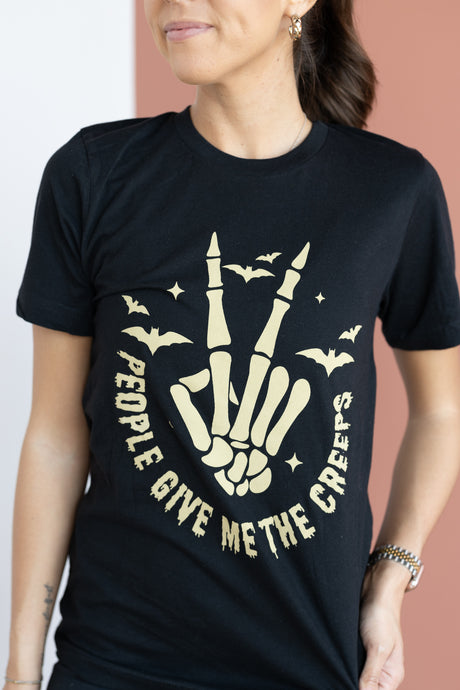 PEOPLE GIVE ME CREEPS TEE