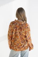 Daisy Floral Long Sleeve Top