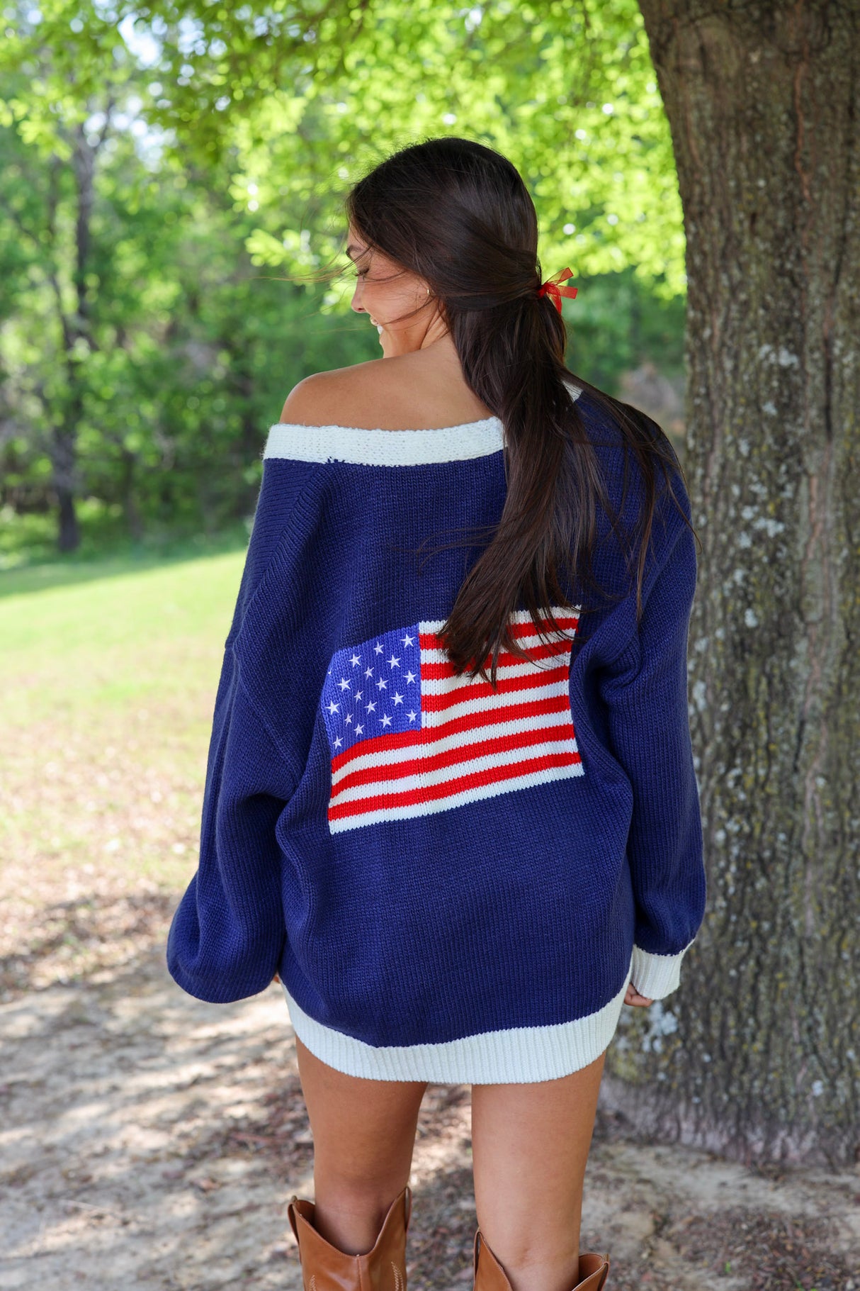 Julius Flag Knit Cardigan