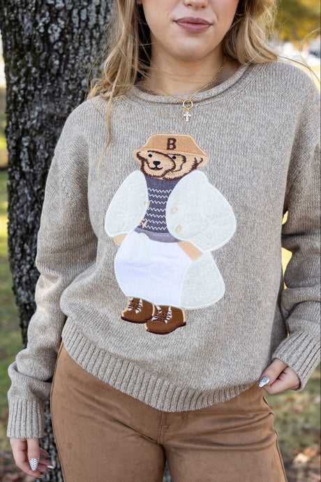 Teddy Bear Knit Sweater