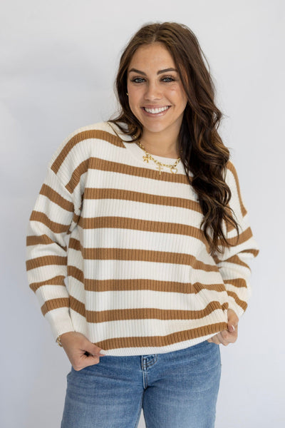 LOLA STRIPE LOOSE TOP