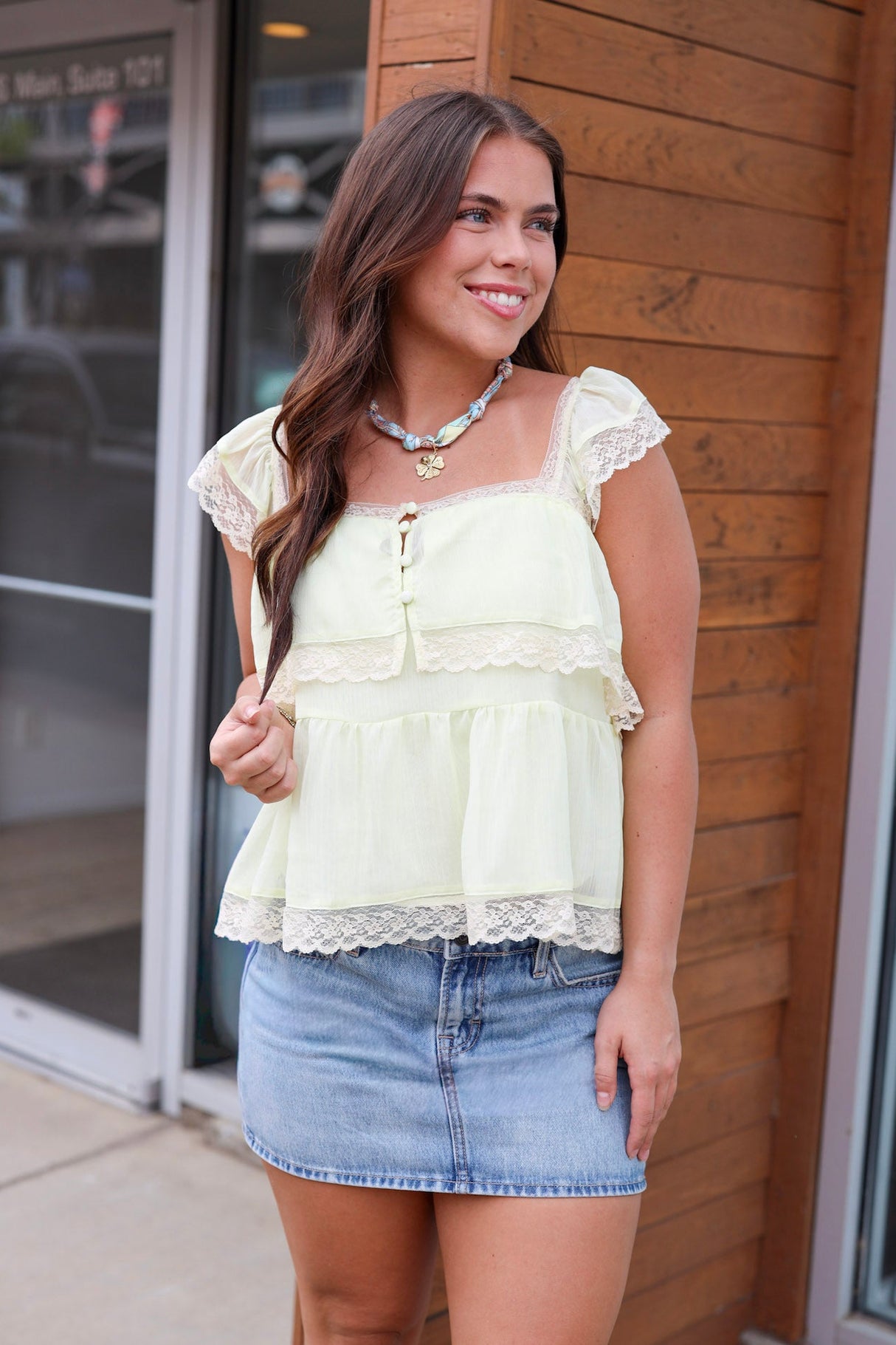 Kandice Tiered Ruffle Top
