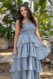 BLUE BELLE MAXI DRESS