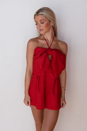 GIFTED BOW DETAIL ROMPER