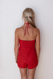 GIFTED BOW DETAIL ROMPER