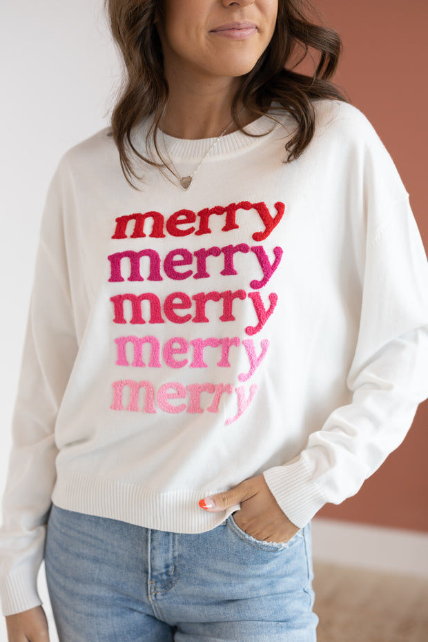 MERRY HOLIDAY SWEATER