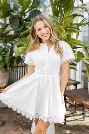 THE ISABELLE EYELET DRESS