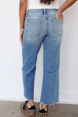 Hadley Raw Hem Crop Jeans