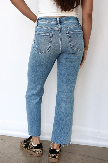 Sweet Time Ankle Straight Jeans