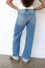 Westbury High Rise Cuff Jeans