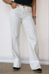 Pintuck Midrise Comfort Jean