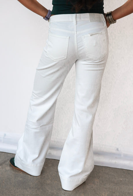 Pintuck Midrise Comfort Jean