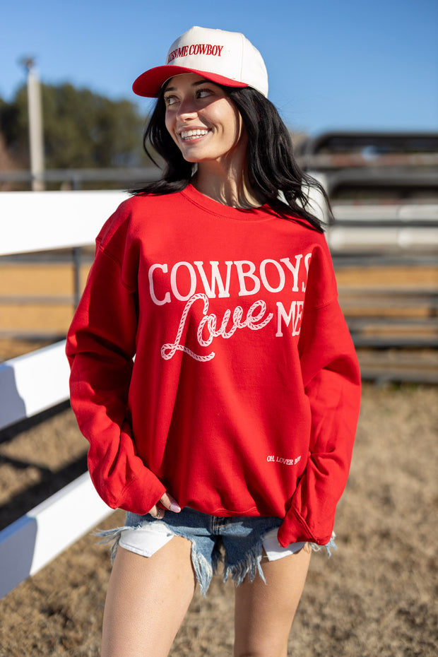 COWBOYS LOVE ME SWEATSHIRT