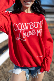 COWBOYS LOVE ME SWEATSHIRT