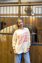 JOLENE CORDED SWEATSHIRT