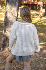 OVERSIZED CHUNKY CARDIGAN