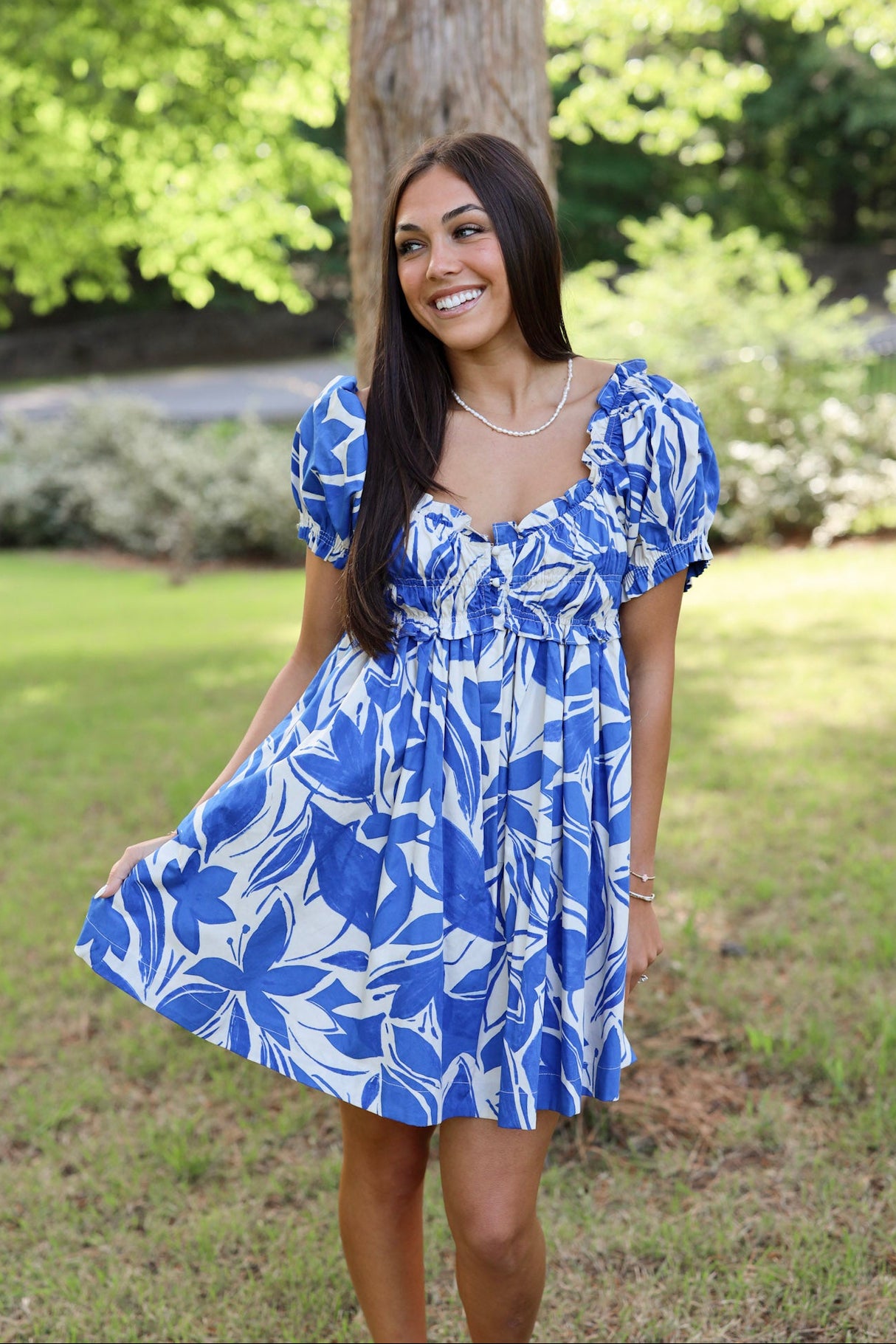 Mykonos Babydoll Mini Dress