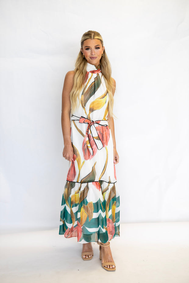 MAISY TIERED MAXI DRESS