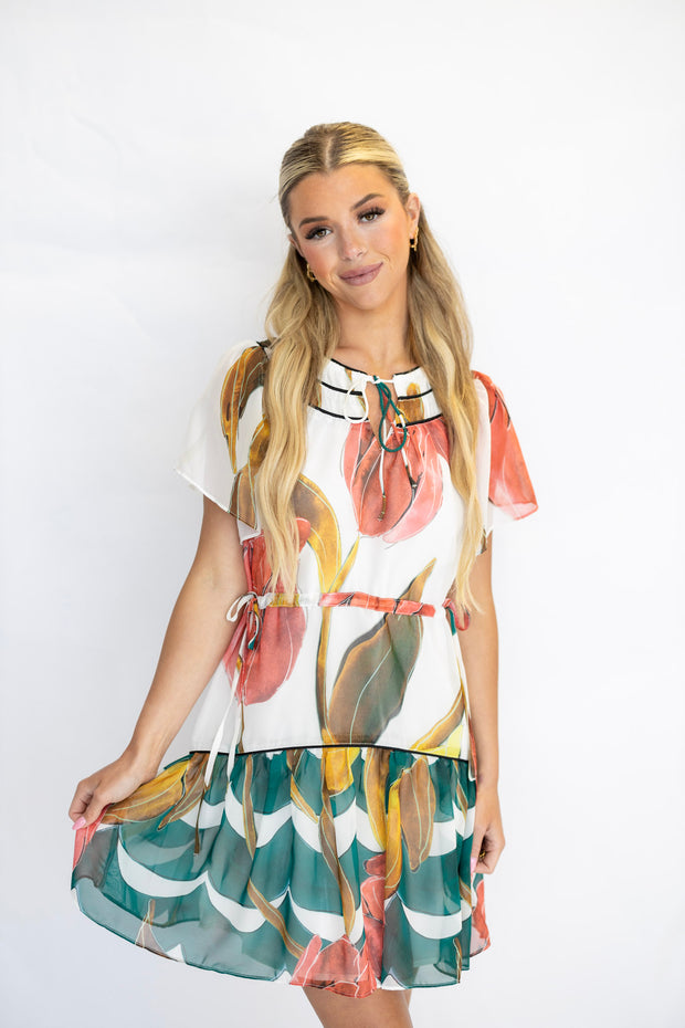 NARISSA PRINTED MINI DRESS