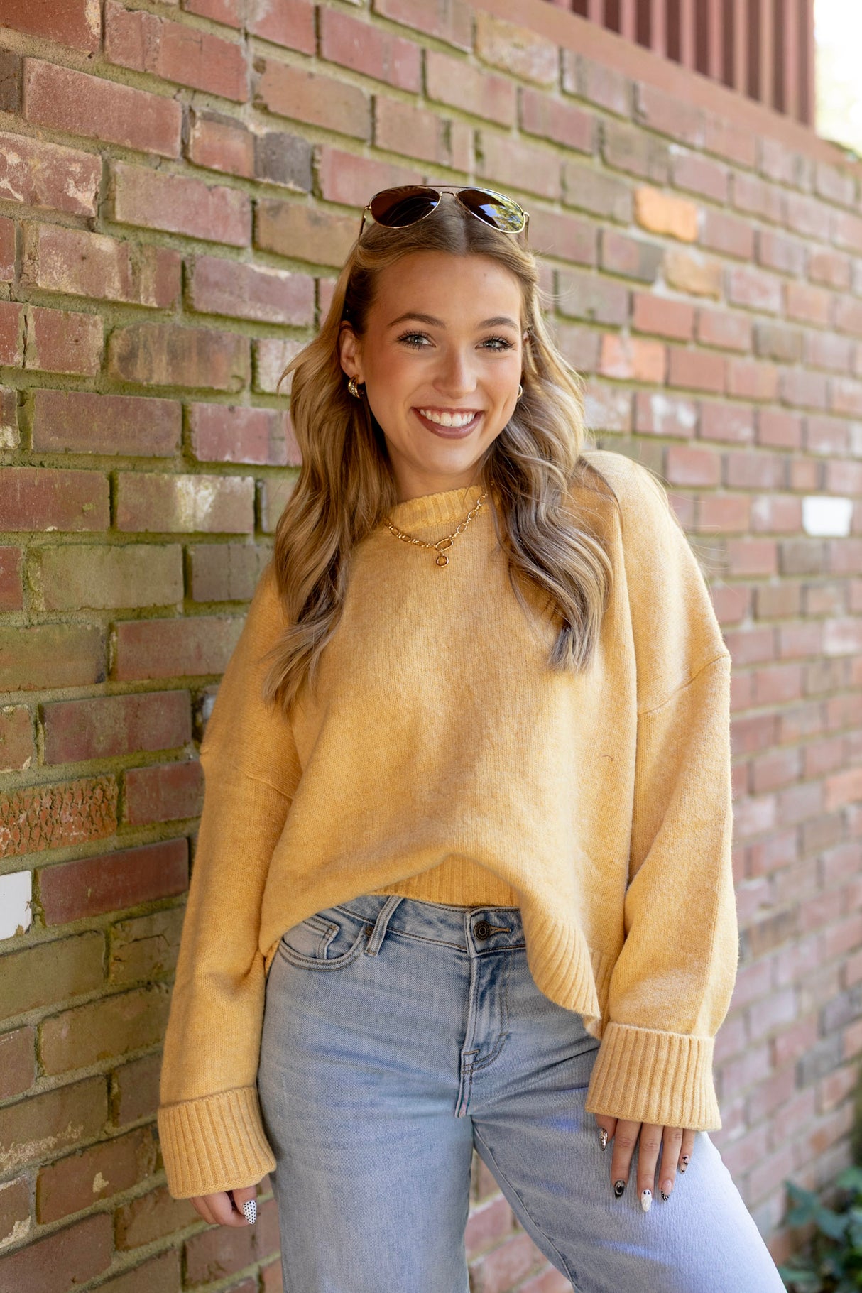 TIE BACK MINI SWEATER