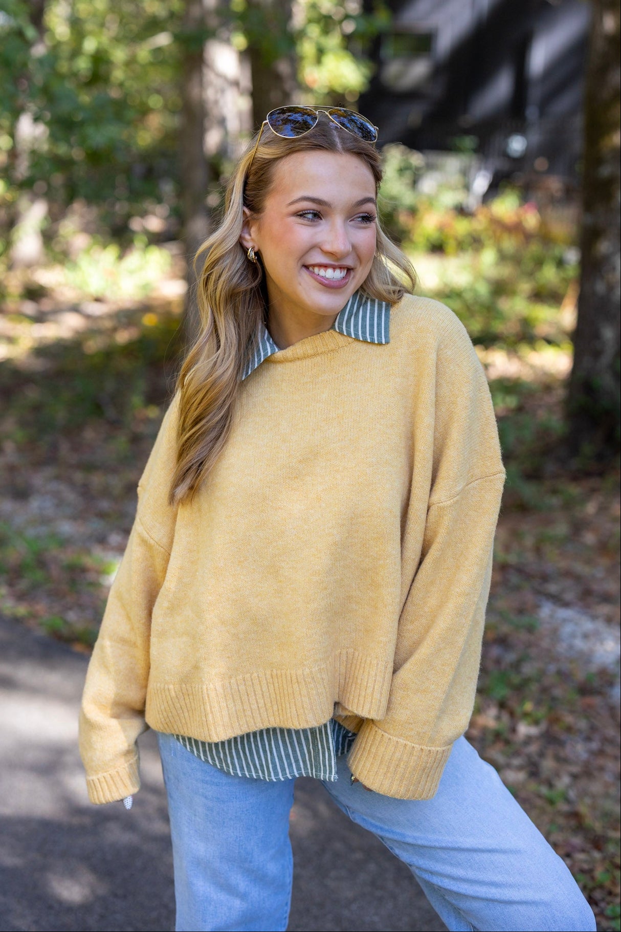 TIE BACK MINI SWEATER
