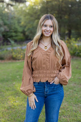 BRENNA DOLMAN BLOUSE