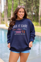 Lake It Easy Mockneck