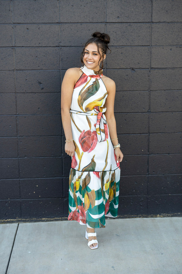 MAISY TIERED MAXI DRESS