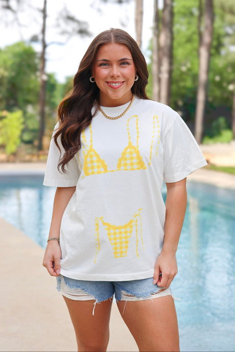 Bikini Tee - Gingham
