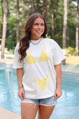 Bikini Tee - Gingham