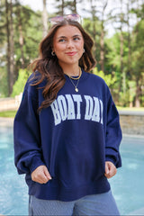 Boat Day Mockneck
