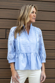 LAURALYNN SMOCK BLOUSE