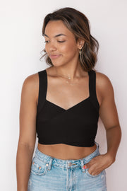 CROSS CROPPED TANK