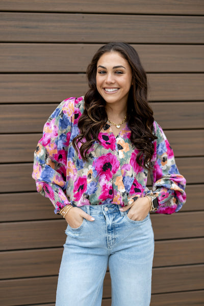 ROSS FLORAL BODYSUIT