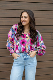 ROSS FLORAL BODYSUIT