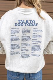 TALK TO GOD CREWNECK