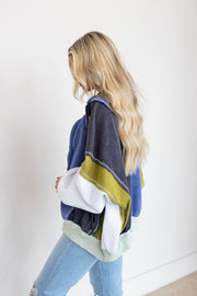 COLORBLOCK ZIP UP JACKET