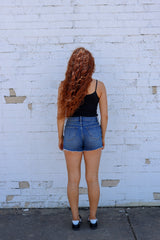 Hi Low Hem Stretch Short