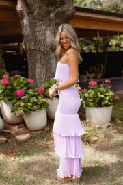 RUFFLE TIER MAXI DRESS