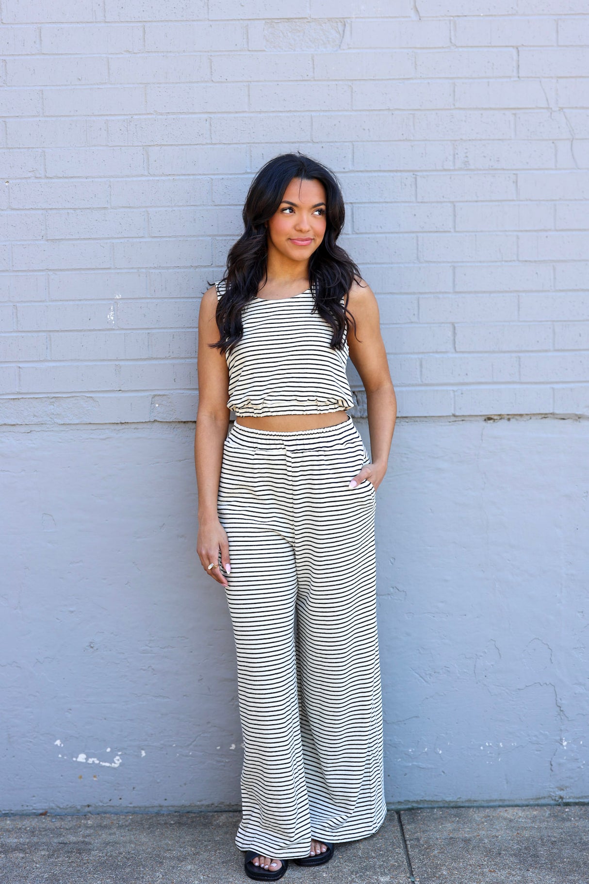 French Terry Wide Pant