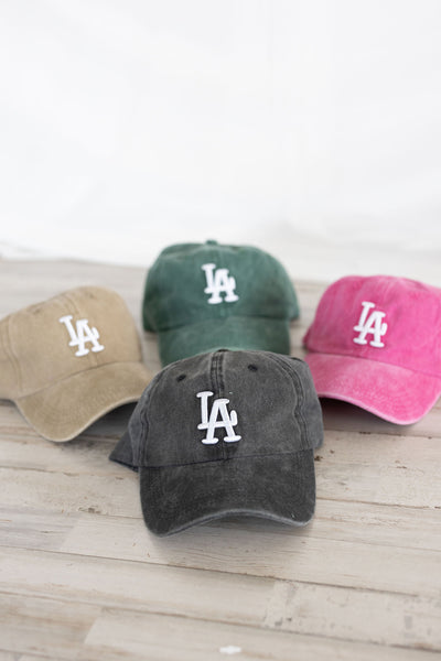 LA EMBROIDERED DAD HAT