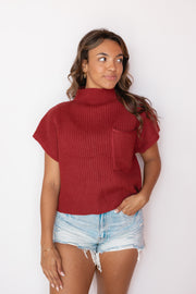 MAXINE MOCK NECK TOP