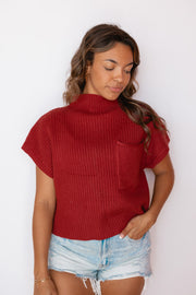 MAXINE MOCK NECK TOP