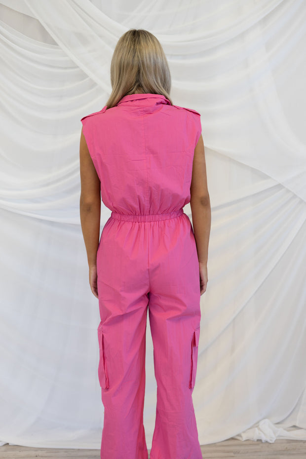 CARGO TECH JUMPSUIT