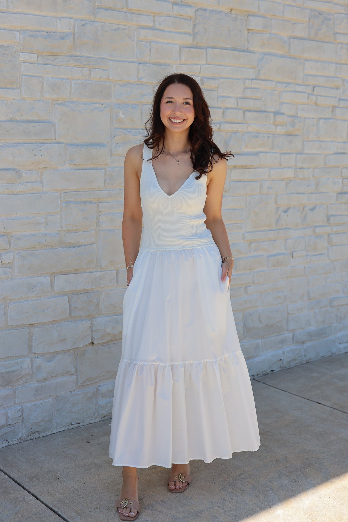 Mikki Mixed Media Dress