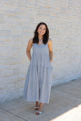 Stripe Maxi Dress