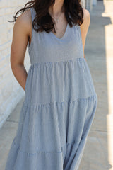 Stripe Maxi Dress