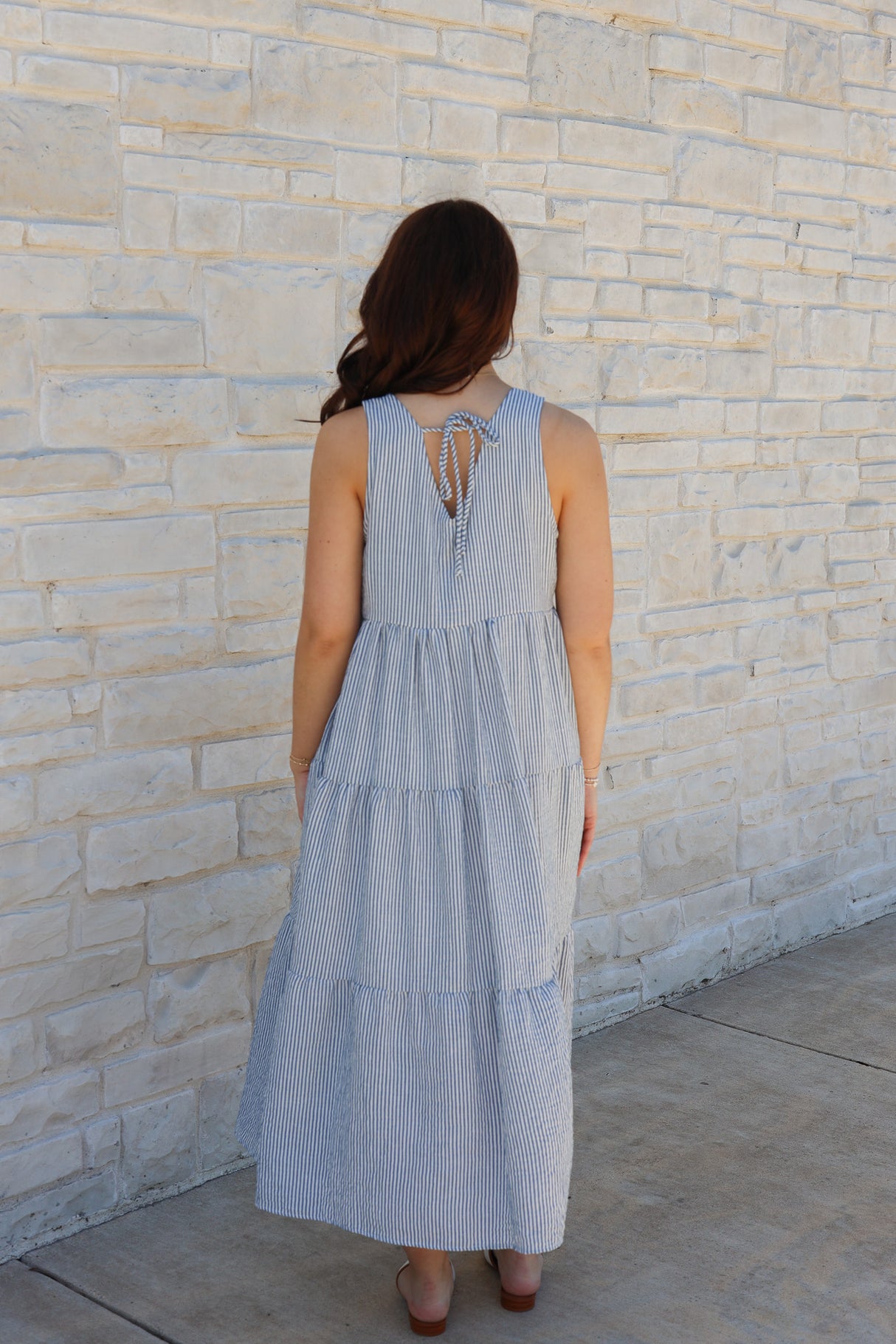 Stripe Maxi Dress
