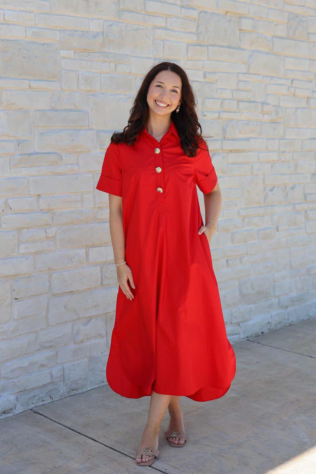 Belong With You Dress (Red)